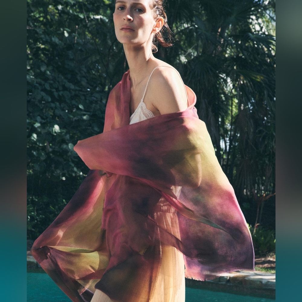 Zara Multicolor Modal Scarf